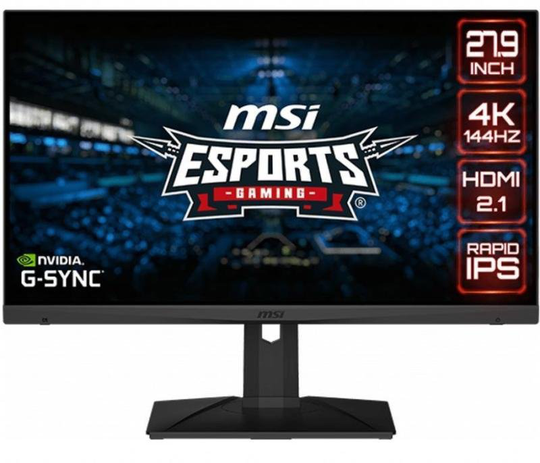 MSI Optix MAG281URF 27.9" UHD 4K Rapid IPS G-SYNC Compatible 144Hz Gaming Monitor