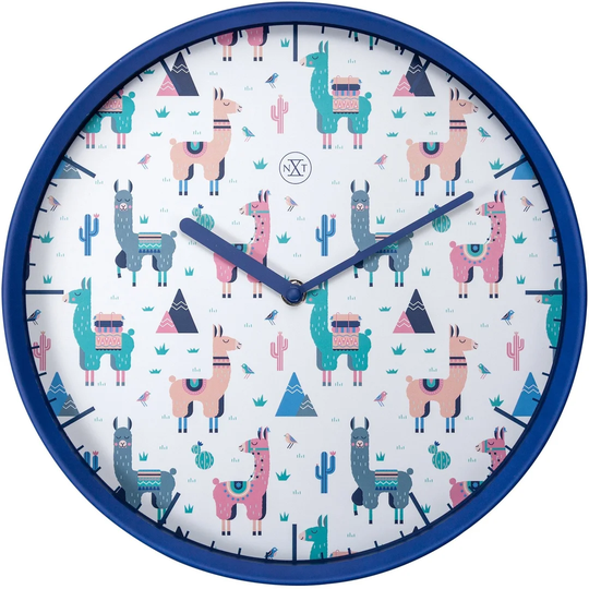 Plastic Alpaca 30cm Silent Wall Clock