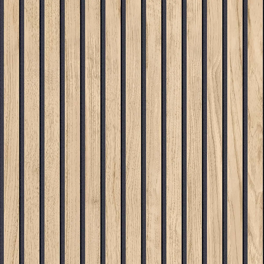 Belgravia Decor Panacea Wood Slat Light Oak Wallpaper