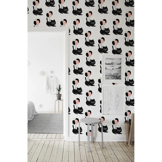 Kacie-Ann 3.6m x 2.5m Matte Wallpaper Roll
