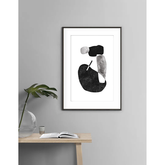Funky Shapes N.2 - Picture Frame Graphic Art Print on Paper