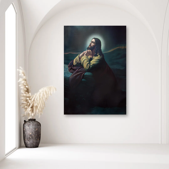 Canvas Print RELIGIOUS Prayer Of Jesus In The Garden
