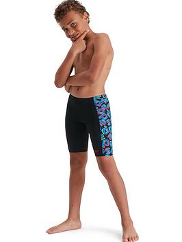 Speedo Digi Allover Panel Jammer - Black