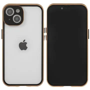 Anti-Spy 3-in-1 iPhone 14 Protection Set - Gold