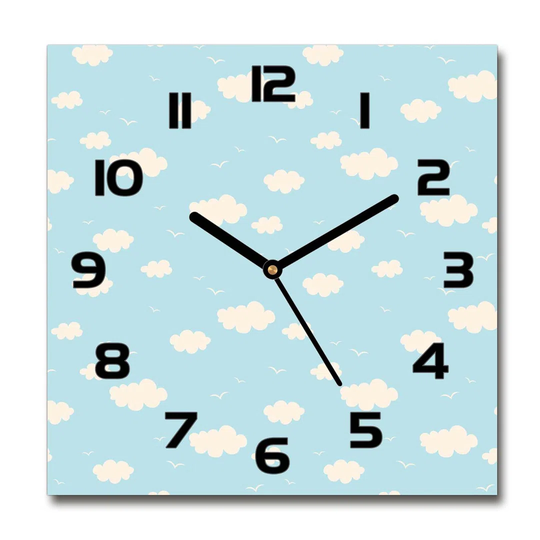 Cloud Silent Wall Clock
