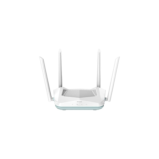 D-Link R15 EAGLE PRO AI Wi-Fi 6 AX1500 Mesh Smart Router with AI Wi-Fi/Traffic Optimiser, AI Parental Control, Gigabit Ports, MU-MIMO, 1024 QAM,