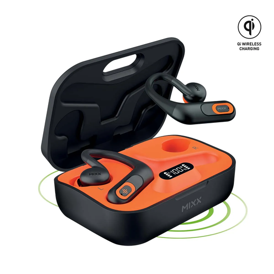 Mixx Streambuds Sports Charge Black Orange