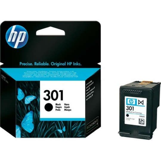 HP 301 Black Original Ink Cartridge - Standard Yield 190 Pages - CH561EE