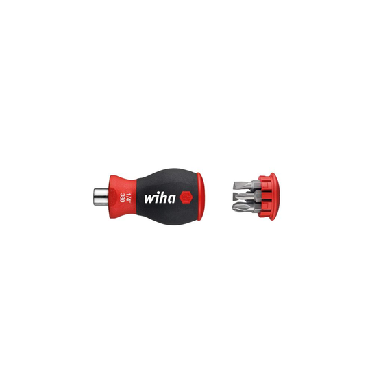 Wiha 380104 Magazine Bit-Holder Stubby Magnetic 1/4"