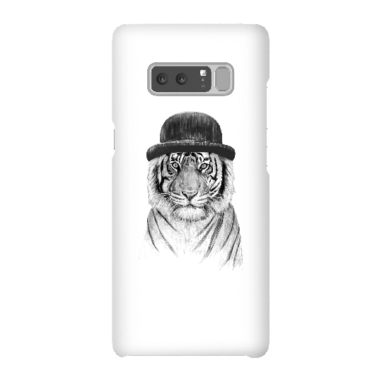 Balazs Solti Tiger In A Hat Phone Case for iPhone and Android - Samsung Note 8 - Snap Case - Gloss