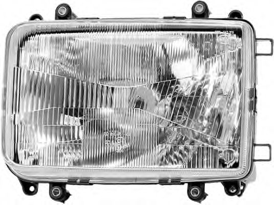Headlight Halogen 1LG007660-031 by Hella Left