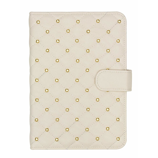 Trendz Protective Universal Studded Folio Case Cover with Built-in Stand Compatible with 7 inch Tablets such as iPad Mini, Google Nexus 7, Samsung Gal