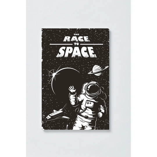 Space Motif Magnetic Wall Mounted Cork Board