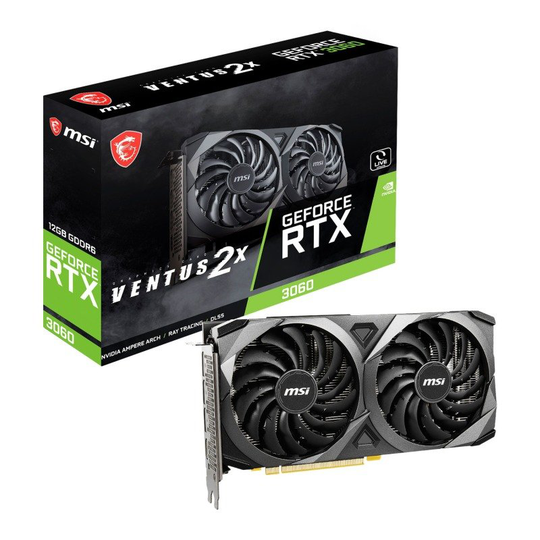MSI GeForce RTX 3060 12GB VENTUS 2X Ampere Graphics Card