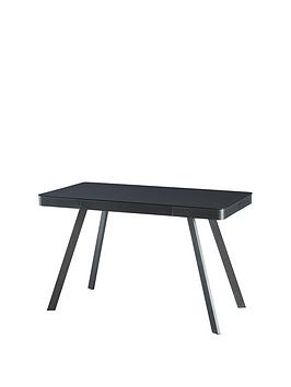 Koble Silas 3.0 Desk With Wireless Charging, Speakers And Bluetooth Connection - Charcoal