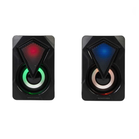 Intempo Rgb Gaming Speaker Set - Black