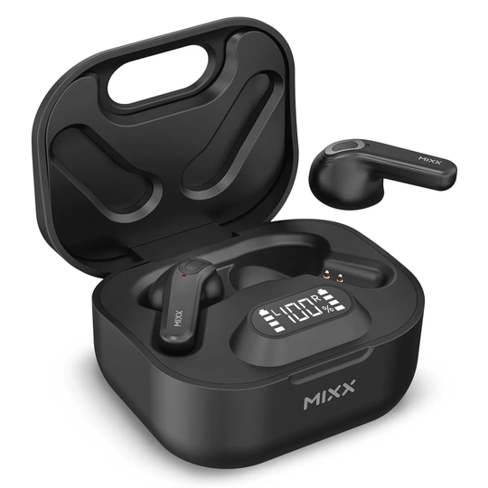MIXX StreamBuds Hybrid True Wireless Sound Earbuds - Black
