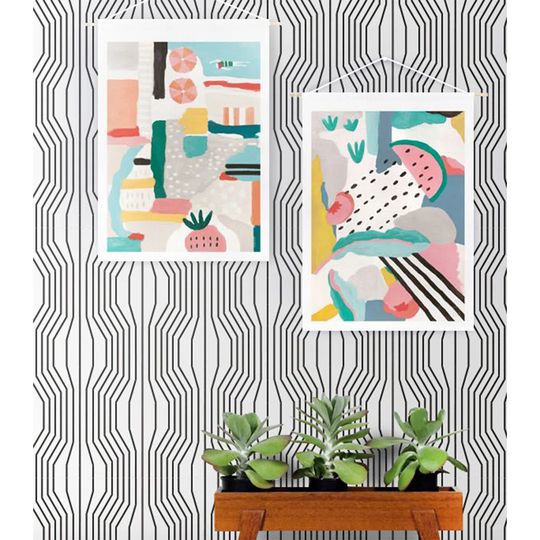 Wallpaper Roll 312X219 Material w/ Print Kitchen Living/Bedroom Mural Decoration-Geometric Illusion