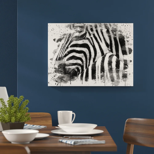'Zebra Stripes' Graphic Art Print Poster