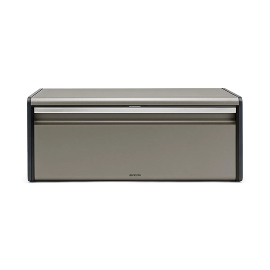 Brabantia Fall Front Bread Bin - Platinum
