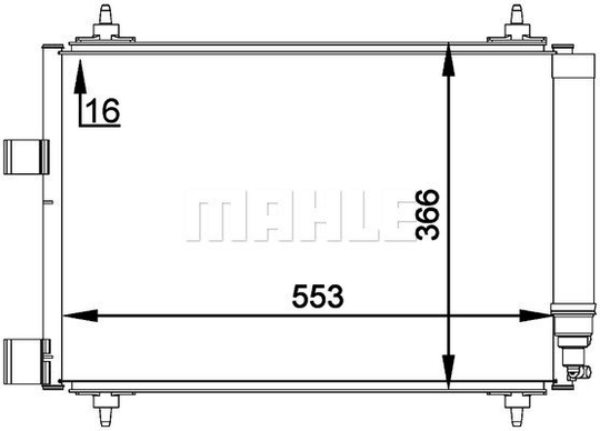 Condenser Air Conditioning 8FC351300-661 by BEHR