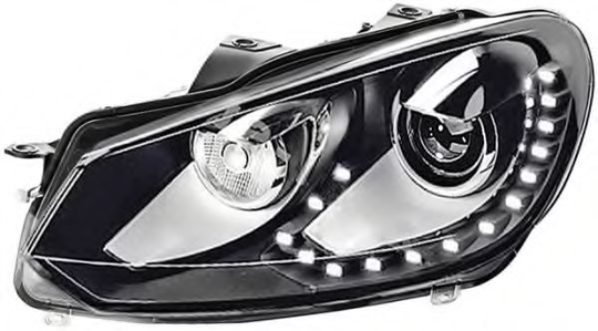 Headlight 1ZS009902-631 by Hella Left