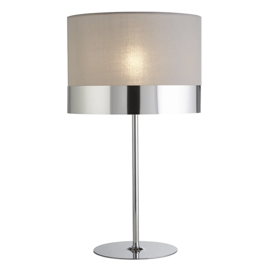 Mcentee 45Cm Grey/Silver Table Lamp