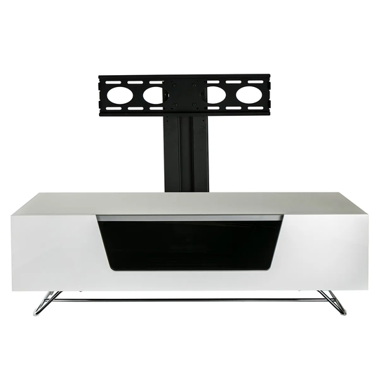 Alphason Chromium 2 1200 + Bracket TV Stand - White