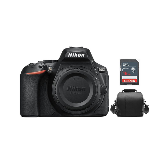 NIKON D5600 Body + Bag+16gb SD card