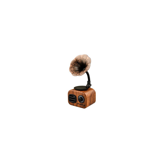 Retro Sound Phonograph Record Player bluetooth Speaker Radio Music MP3 Player WALNUT