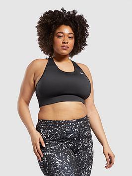Reebok Run Bra (Plus Size) - Black