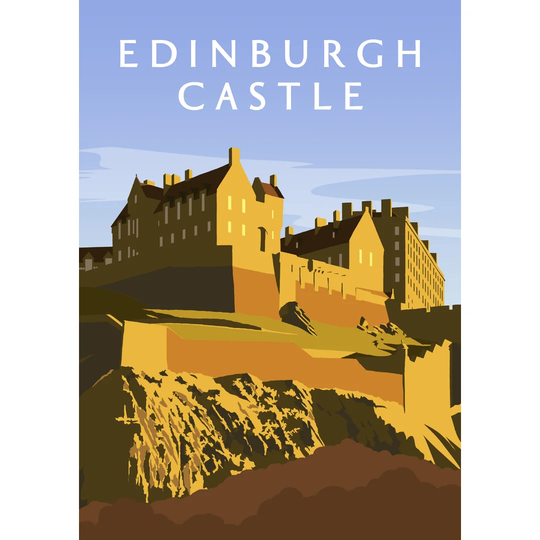 'Edinburgh Castle' Graphic Art