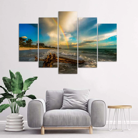 Canvas Print Beach Sea Sky