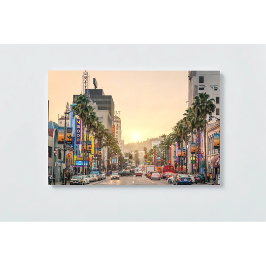 Hollywood Motif Magnetic Wall Mounted Cork Board