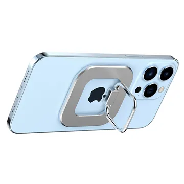 Universal Magnetic Ring Holder for Smartphones - Silver