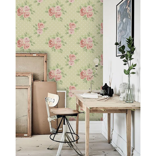 Steven 2.08m x 1.46m Matte Wallpaper Roll