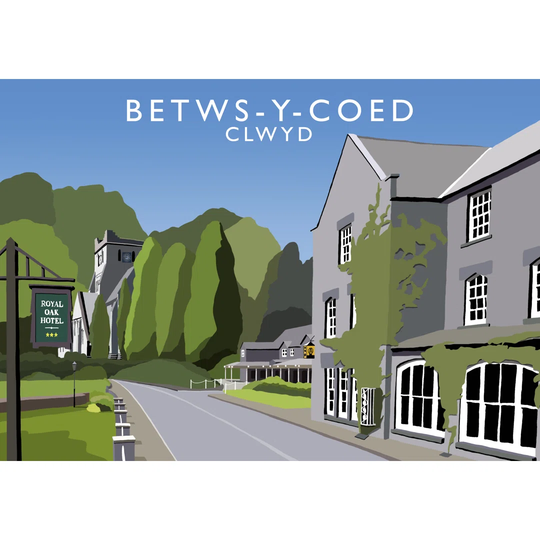 Betws-Y-Coed 2 by Richard O'Neil - Graphic Art Print on Paper