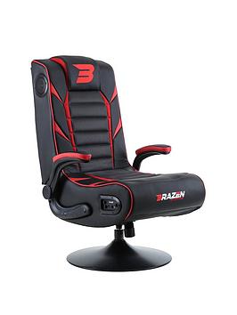 Brazen Panther Elite 2.1 Bluetooth Gaming Chair - Black And Red
