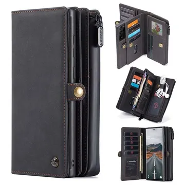 Caseme 2-in-1 Multifunctional Samsung Galaxy S21+ 5G Wallet Case - Black