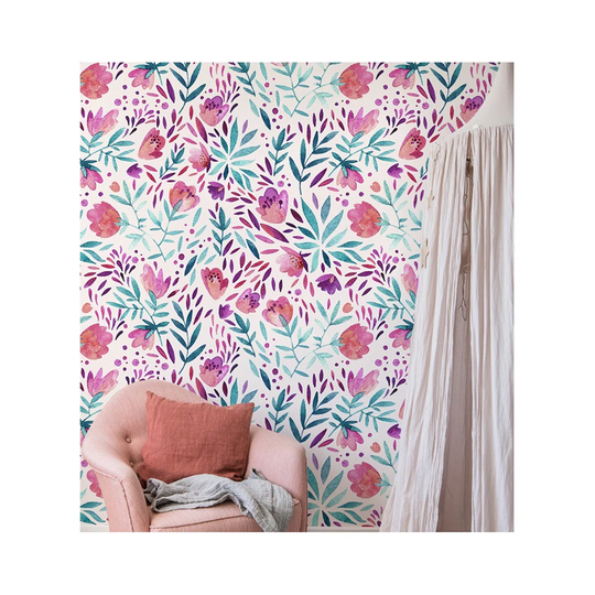 Damarion Vintage Flowers Wallpaper