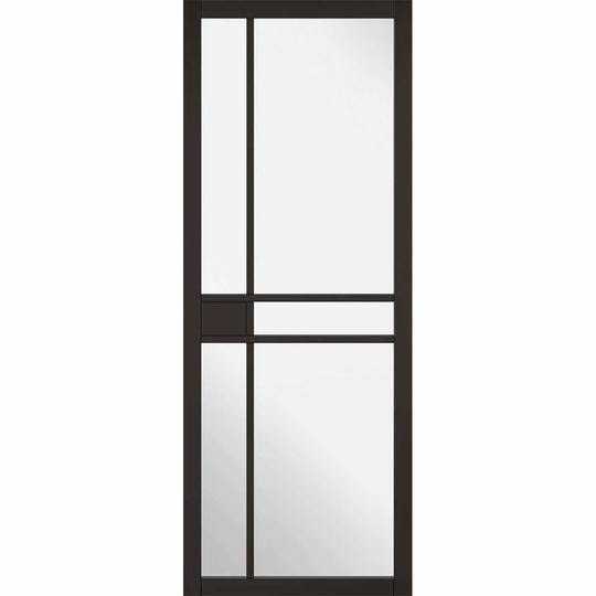 LPD (W) 24 inch Black Greenwich Glazed Internal Door