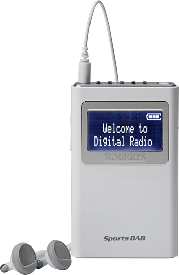 Roberts Sports DAB 5 Radio - White