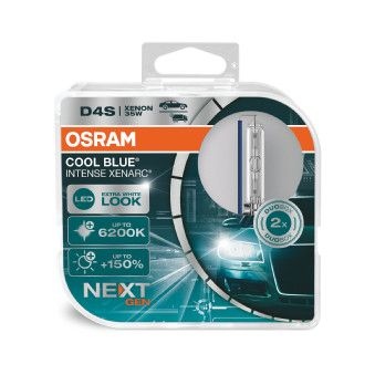 Osram Cool Blue NextGen Xenon Bulb D4S (6200k) 66440CBNHCB
