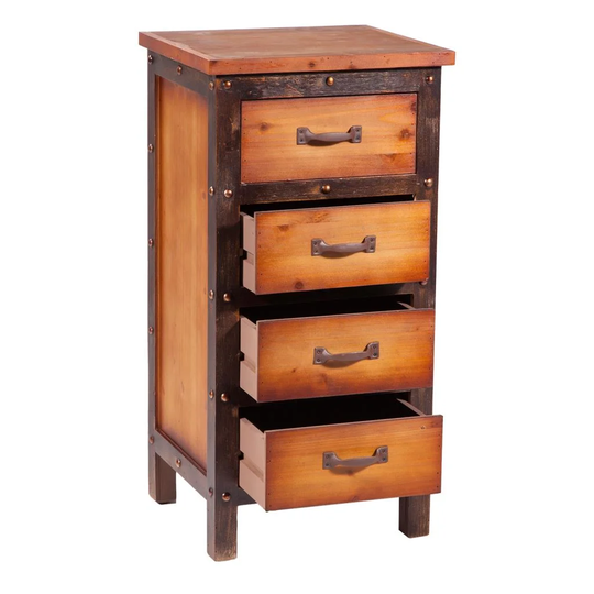 Hunsinger 4 Drawer Bedside Table