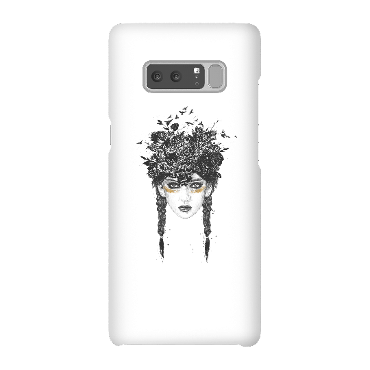 Balazs Solti Native Girl Phone Case for iPhone and Android - Samsung Note 8 - Snap Case - Matte