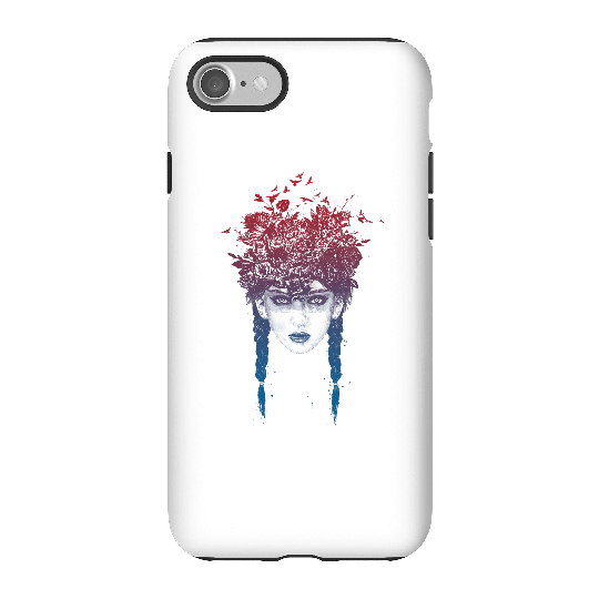 Balazs Solti Native Girl Phone Case for iPhone and Android - iPhone 7 - Tough Case - Gloss