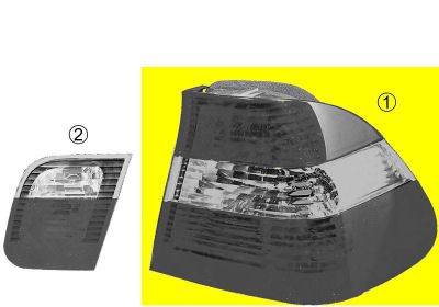 Combination Tail Light 0649931 Van Wezel 0649931