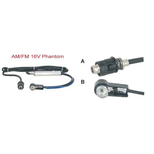 AM / FM 16V Phantom antenna adapter 11150020