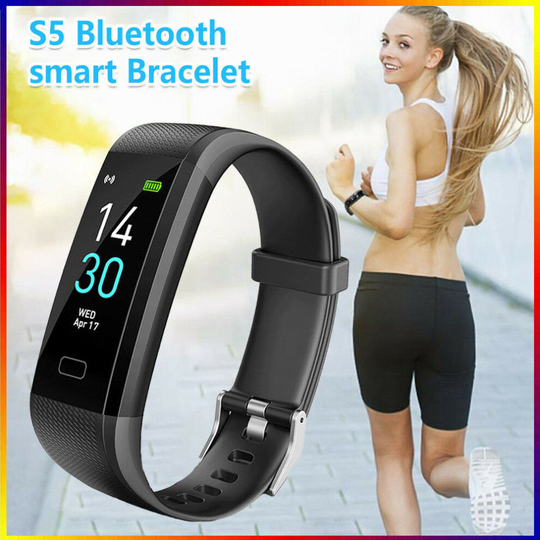 Bluetooth Smart Watch, Smart Bracelet Fitness Tracking IP68 for FITBIT
