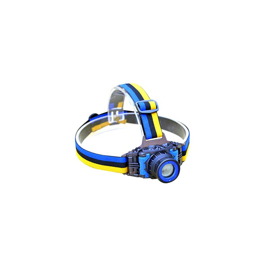 YURROAD LED Kids Head Torch Rechargeable Headlight Child Head Torch Super Bright Headlamp with 3 Modes 200 Lumens Brightness for Camping Running